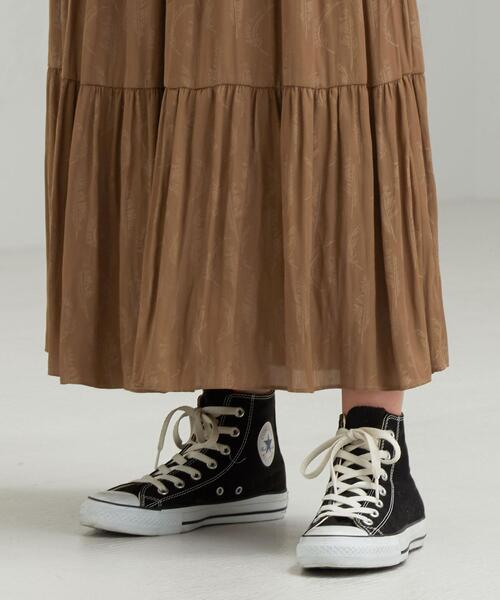 green label relaxing（グリーンレーベルリラクシング）の「CFC PE カッセン ジャカード ギャザー マキシ スカート（スカート・レディース・ライトグレー/ブラック/ベージュ・FREE）」の18枚目の写真