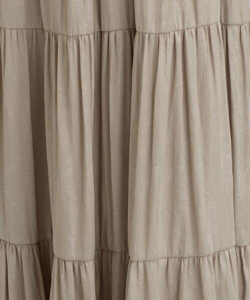 green label relaxing（グリーンレーベルリラクシング）の「CFC PE カッセン ジャカード ギャザー マキシ スカート（スカート・レディース・ライトグレー/ブラック/ベージュ・FREE）」の15枚目の写真