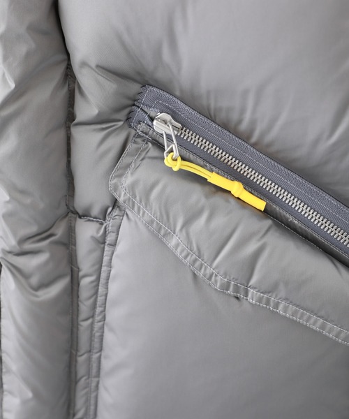 Name.】ナイロンシャンブレーダウンベスト/NMVE-19AW-001（ダウン