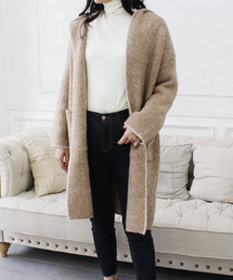 MODE ROBE（モードローブ）の「ステッチニットガウン（カーディガン/ボレロ）」