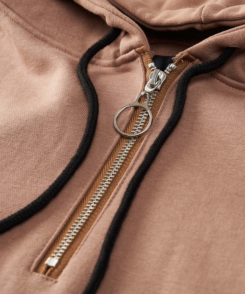 KUUUPY(クーピー)の「KUUUPY - ハーフジップパーカー(パーカー・メンズ・ブラック/ベージュ/ブルー・SMALL/MEDIUM/LARGE)」の20枚目の写真