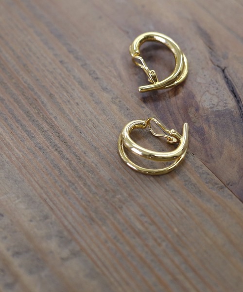 select MOCA（セレクトモカ）の「ダブルフープイヤリング（イヤーカフ・レディース・シルバー/ゴールド・FREE）」の13枚目の写真