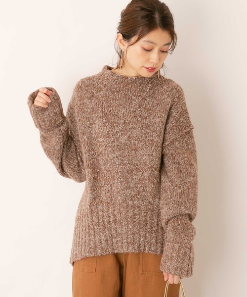 Ciaopanic Typy Typy チャオパニック ティピー のニット セーター メランジヤーンタートルプルオーバー Tyza0001 をセール価格で購入できます Ciaopanic セール メランジヤーンタートルプルオーバー ニット セーター トップス Typy チャオパニック