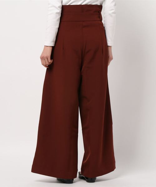 GeeRA（ジーラ）の「ベルテッドスリットワイドパンツ（その他パンツ・レディース・ブラウン/ブラック・X-LARGE/LARGE/MEDIUM）」の9枚目の写真