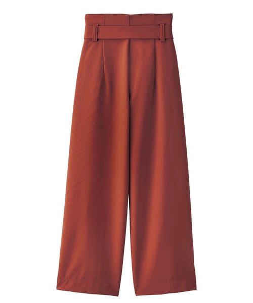 GeeRA（ジーラ）の「ベルテッドスリットワイドパンツ（その他パンツ・レディース・ブラウン/ブラック・X-LARGE/LARGE/MEDIUM）」の5枚目の写真