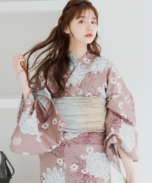 Dita（ディータ）の「選べる11色・グラデーションしわへこ帯【K】（和装小物）」