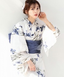 Dita（ディータ）の「選べる11色・グラデーションしわへこ帯【K】（和装小物）」