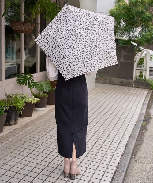 3点 MA*RS 豹柄 フラワー ローズ 傘 ワンピース コート フラワープリント×ジャガード×金刺繍フレアスリーブシャーリング