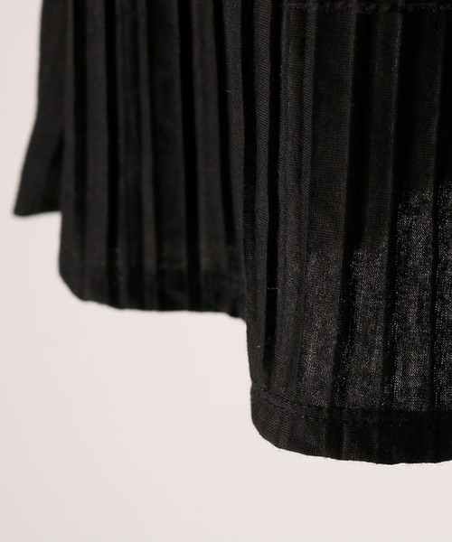 Catherine Cottage(キャサリンコテージ)の「ブラックプリーツスカート インナーパンツ付き やわらか 伸縮素材(スカート・キッズ・ブラック・S/M/L)」の5枚目の写真