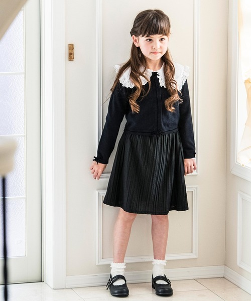 Catherine Cottage(キャサリンコテージ)の「ブラックプリーツスカート インナーパンツ付き やわらか 伸縮素材(スカート・キッズ・ブラック・S/M/L)」の9枚目の写真