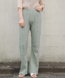 tiptop | [2020SS]リブ配色メローフレアパンツ(その他パンツ)