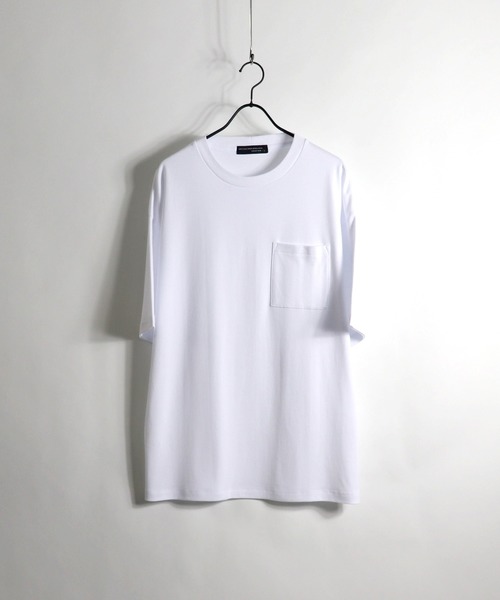 Confirm(コンファーム)の「Confirm / コンファーム スムースビッグシルエットTシャツ(Tシャツ/カットソー・メンズ・ベージュ/ミント/ホワイト/サックスブルー/ブラック/グリーン/ラベンダー・XL/L/M)」の2枚目の写真