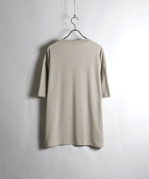 Confirm(コンファーム)の「Confirm / コンファーム スムースビッグシルエットTシャツ(Tシャツ/カットソー・メンズ・ベージュ/ミント/ホワイト/サックスブルー/ブラック/グリーン/ラベンダー・XL/L/M)」の20枚目の写真