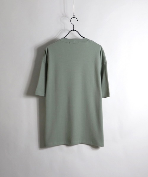 Confirm(コンファーム)の「Confirm / コンファーム スムースビッグシルエットTシャツ(Tシャツ/カットソー・メンズ・ベージュ/ミント/ホワイト/サックスブルー/ブラック/グリーン/ラベンダー・XL/L/M)」の21枚目の写真