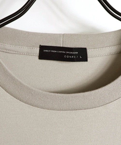 Confirm(コンファーム)の「Confirm / コンファーム スムースビッグシルエットTシャツ(Tシャツ/カットソー・メンズ・ベージュ/ミント/ホワイト/サックスブルー/ブラック/グリーン/ラベンダー・XL/L/M)」の12枚目の写真