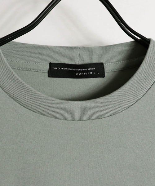 Confirm(コンファーム)の「Confirm / コンファーム スムースビッグシルエットTシャツ(Tシャツ/カットソー・メンズ・ベージュ/ミント/ホワイト/サックスブルー/ブラック/グリーン/ラベンダー・XL/L/M)」の13枚目の写真