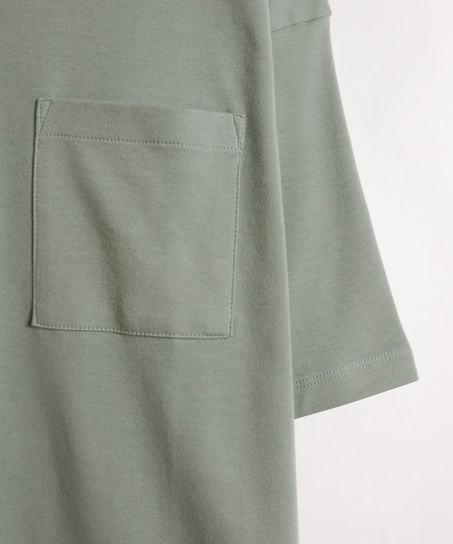 Confirm(コンファーム)の「Confirm / コンファーム スムースビッグシルエットTシャツ(Tシャツ/カットソー・メンズ・ベージュ/ミント/ホワイト/サックスブルー/ブラック/グリーン/ラベンダー・XL/L/M)」の17枚目の写真