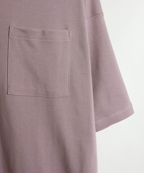 Confirm(コンファーム)の「Confirm / コンファーム スムースビッグシルエットTシャツ(Tシャツ/カットソー・メンズ・ベージュ/ミント/ホワイト/サックスブルー/ブラック/グリーン/ラベンダー・XL/L/M)」の18枚目の写真