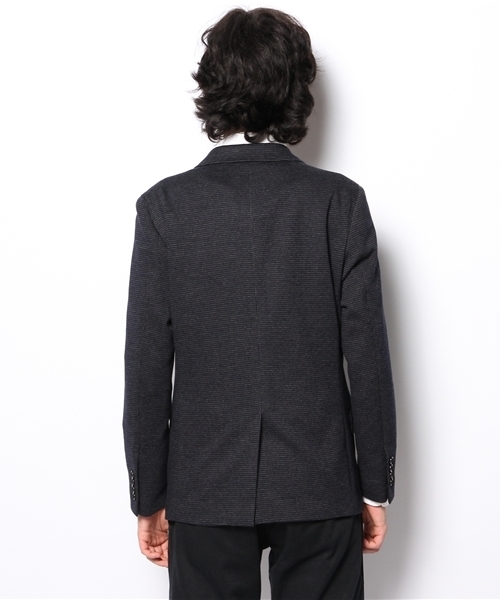 MEN'S BIGI（メンズビギ）の「ジャージージャケット/オンオフ兼用（テーラードジャケット・メンズ・ブラウン/ネイビー・SMALL/LL/LARGE/MEDIUM）」の7枚目の写真