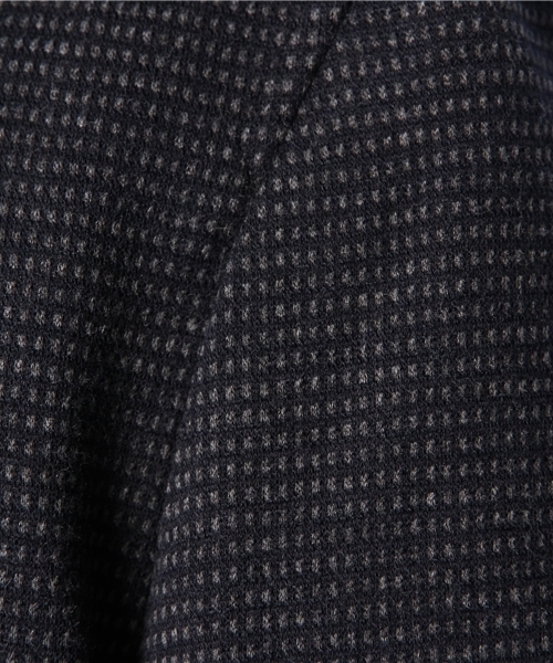 MEN'S BIGI（メンズビギ）の「ジャージージャケット/オンオフ兼用（テーラードジャケット・メンズ・ブラウン/ネイビー・SMALL/LL/LARGE/MEDIUM）」の4枚目の写真