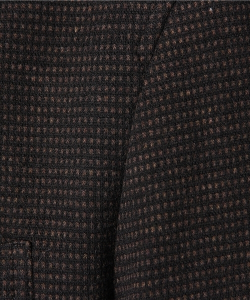 MEN'S BIGI（メンズビギ）の「ジャージージャケット/オンオフ兼用（テーラードジャケット・メンズ・ブラウン/ネイビー・SMALL/LL/LARGE/MEDIUM）」の5枚目の写真