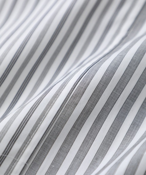 Name.(ネーム)の「【Name.】STUDIOUS別注 Asymmetry H/S SHT(シャツ/ブラウス・メンズ・ホワイト/サックスブルー・1/2/0)」の4枚目の写真