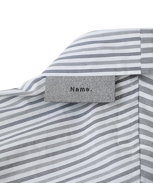 Name.(ネーム)の「【Name.】STUDIOUS別注 Asymmetry H/S SHT(シャツ/ブラウス・メンズ・ホワイト/サックスブルー・1/2/0)」の15枚目の写真