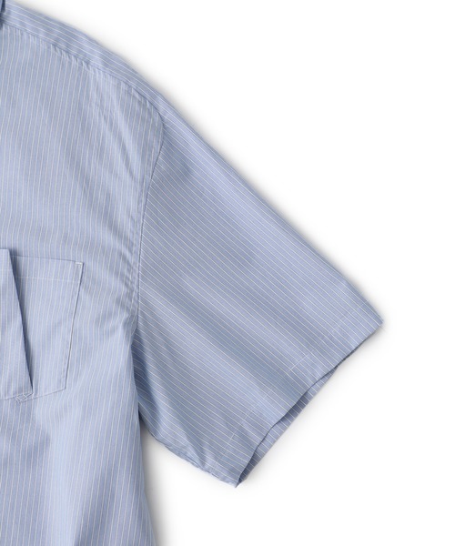 Name.(ネーム)の「【Name.】STUDIOUS別注 Asymmetry H/S SHT(シャツ/ブラウス・メンズ・ホワイト/サックスブルー・1/2/0)」の19枚目の写真