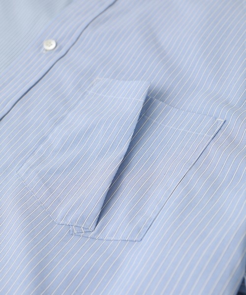 Name.(ネーム)の「【Name.】STUDIOUS別注 Asymmetry H/S SHT(シャツ/ブラウス・メンズ・ホワイト/サックスブルー・1/2/0)」の9枚目の写真
