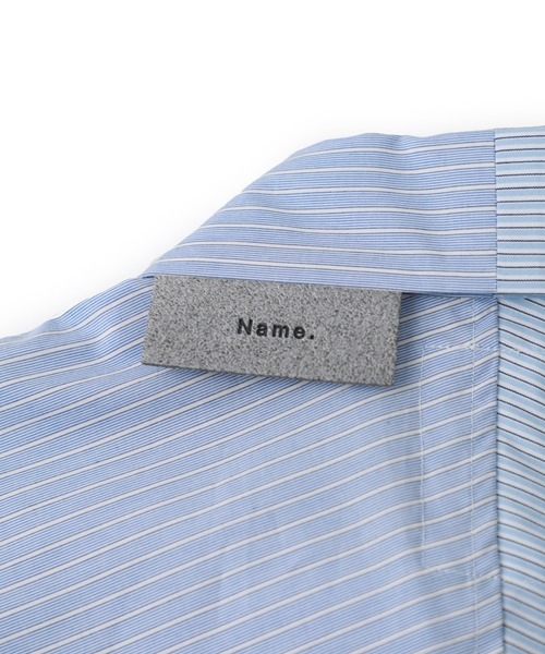 Name.(ネーム)の「【Name.】STUDIOUS別注 Asymmetry H/S SHT(シャツ/ブラウス・メンズ・ホワイト/サックスブルー・1/2/0)」の7枚目の写真
