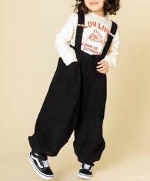 DILASH | ざっくりツイル表起毛オーバーオール(その他パンツ)