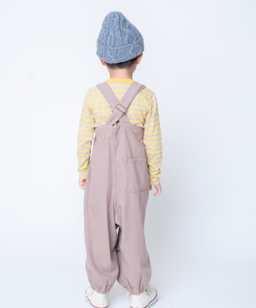 DILASH(ディラッシュ)の「ざっくりツイル表起毛オーバーオール(その他パンツ・キッズ・ブラック/ベージュ・80/130/100/140/120/110/90)」の9枚目の写真