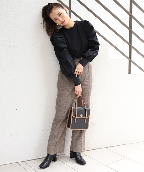 one after another NICE CLAUP（ワンアフターアナザーナイスクラップ）の「レースアップブーティー（ブーツ・レディース・ブラック/ライトベージュ・SMALL/MEDIUM/LARGE）」の21枚目の写真