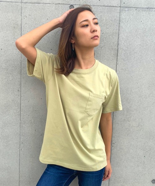 FRUIT OF THE LOOM(フルーツオブザルーム)の「【FRUIT OF THE LOOM】7oz 天竺 ポケットTシャツ(Tシャツ/カットソー・メンズ・ホワイト/ベージュ/ブラック/ネイビー/カーキ/グレー・LL/S/M/L/XS)」の4枚目の写真