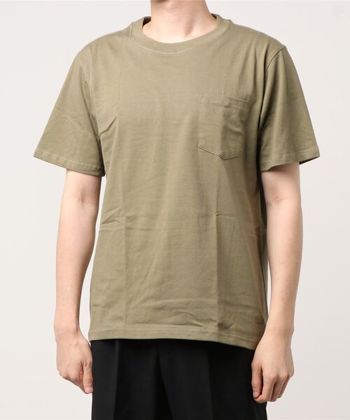 FRUIT OF THE LOOM(フルーツオブザルーム)の「【FRUIT OF THE LOOM】7oz 天竺 ポケットTシャツ(Tシャツ/カットソー・メンズ・ホワイト/ベージュ/ブラック/ネイビー/カーキ/グレー・LL/S/M/L/XS)」の12枚目の写真