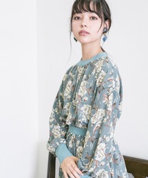 MILLION CARATS | 【オフィシャルサイト限定STYLE4】配色フラワープリントワンピース(ワンピース)