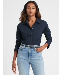 Banana Republic（バナナリパブリック）の「オーバーサイズ ポプリンシャツ（シャツ/ブラウス・レディース）」