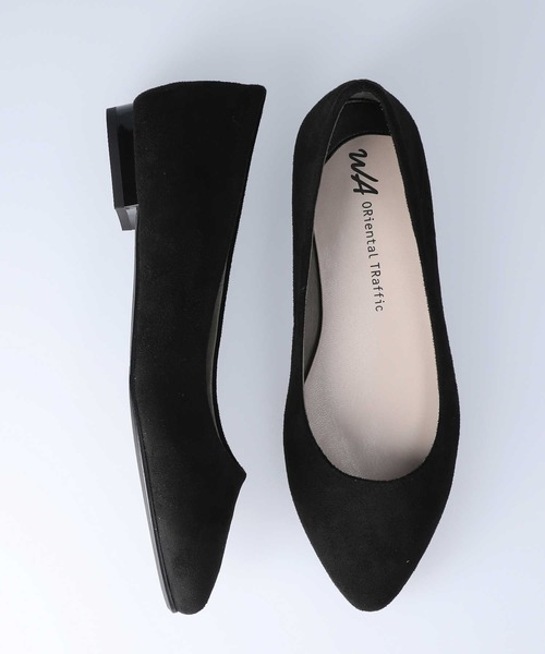 ORiental TRaffic（オリエンタルトラフィック）の「【ORiental TRaffic】フラットパンプス（パンプス・レディース・ブラック/ブラウン/レッド/グリーン・22cm/23cm/24cm/25cm/22.5cm/26cm/23.5cm/24.5cm/25.5cm）」の2枚目の写真