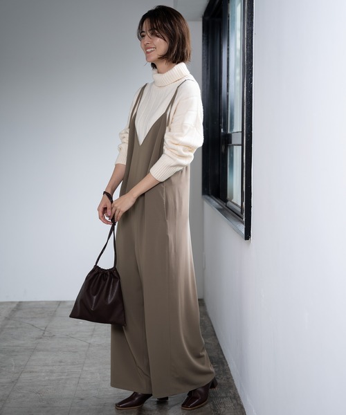 LEPSIM（レプシィム）｜サロペット/オーバーオール（ブラウン系）一覧