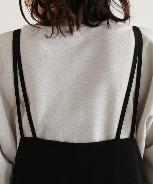 LEPSIM(レプシィム)の「ホソストラップVサロペ 918144(サロペット/オーバーオール・レディース・ブラック/モカ/グレイッシュベージュ・MEDIUM/LARGE)」の10枚目の写真