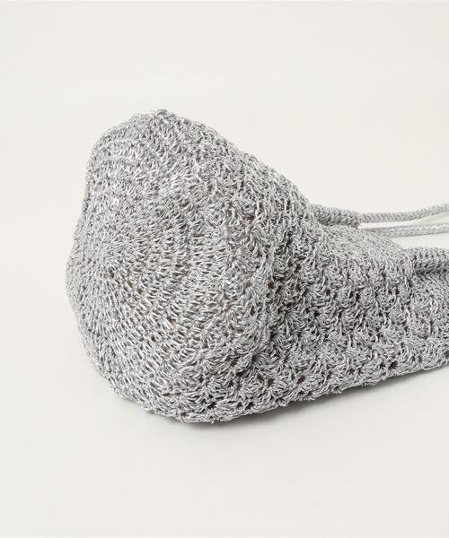 INTERPLANET（インタープラネット）の「シャイニーBAG（かごバッグ・レディース・ゴールド/シルバー・フリー）」の4枚目の写真