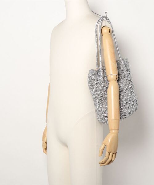 INTERPLANET（インタープラネット）の「シャイニーBAG（かごバッグ・レディース・ゴールド/シルバー・フリー）」の7枚目の写真