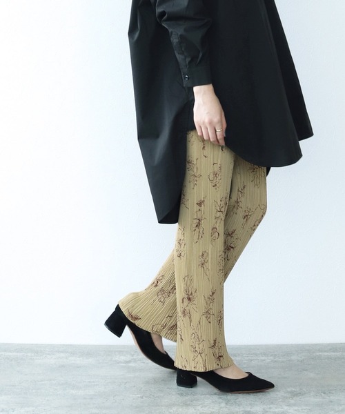 Sugar Dresslave ドレスレイブ のファッション Pleats Pants その他パンツ Print セール Print Pleats Rose Rose Flower