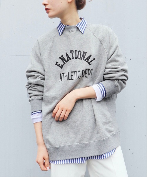 完売品　JANE SMITHプラージュ　コラボオーバーサイズロゴスウェット 完売品 JANE SMITHプラージュ コラボオーバーサイズロゴ