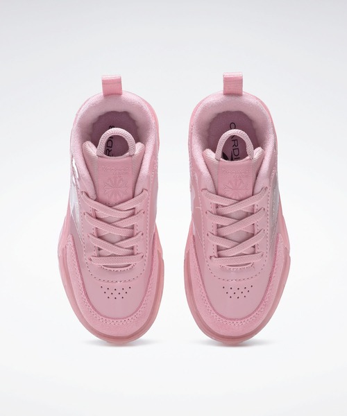 Reebok(リーボック)の「Cardi B クラブシー (スニーカー・キッズ・ライトグリーン/ピンク/ピンク系その他/ブラック×ブラック・14.0cm/12cm/13.0cm/15.0cm/16.0cm)」の6枚目の写真