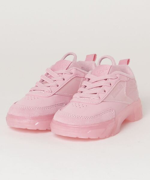 Reebok(リーボック)の「Cardi B クラブシー (スニーカー・キッズ・ライトグリーン/ピンク/ピンク系その他/ブラック×ブラック・14.0cm/12cm/13.0cm/15.0cm/16.0cm)」の22枚目の写真