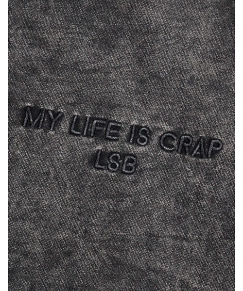 Little sunny bite（リトルサニーバイト）の「Chemical wash sweat top（Tシャツ/カットソー・レディース・ブラック/ブルー/ピンク・SMALL/LARGE/MEDIUM）」の7枚目の写真