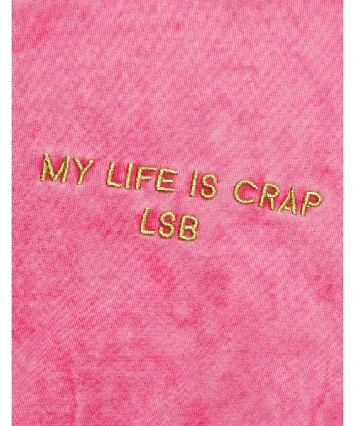 Little sunny bite（リトルサニーバイト）の「Chemical wash sweat top（Tシャツ/カットソー・レディース・ブラック/ブルー/ピンク・SMALL/LARGE/MEDIUM）」の21枚目の写真