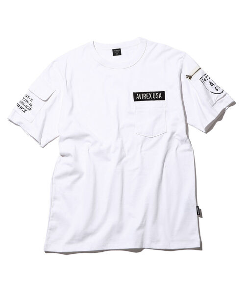 Tシャツ Ss Tシャツ Ss T Shirt アヴィレックス Avirex Tシャツ カットソー Avirex アヴィレックス のファッション トップス Fatigue Fatigue ファティーグ
