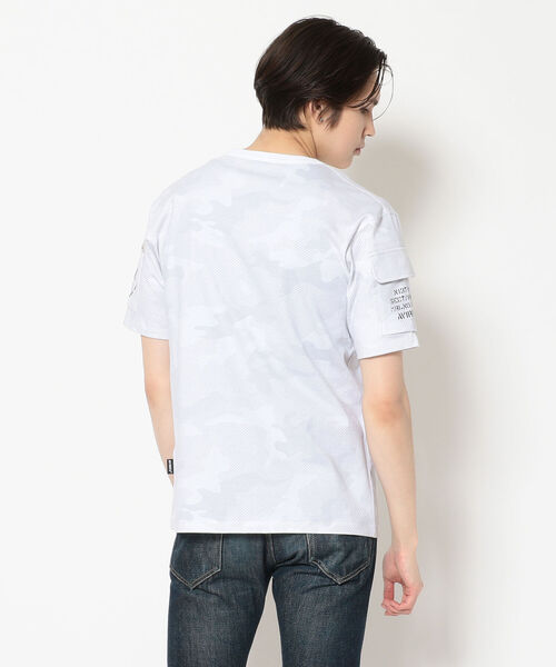 AVIREX（アヴィレックス）の「ファティーグ Tシャツ/SS FATIGUE T-SHIRT/アヴィレックス/AVIREX（Tシャツ/カットソー・メンズ・White/Black/ホワイト/ブラック/オリーブ/ネイビー・X-LARGE/MEDIUM/LARGE/XX-LARGE/SMALL）」の8枚目の写真